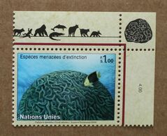 Ge08-01 : Nations-Unies (Genève) / Protection De La Nature - Corail Cerveau (Platygyra Daedalea) - Unused Stamps