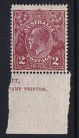 Australia 1926 Geo V SM Multi Wmk SG 89 Mint Never Hinged - Mint Stamps