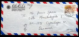 Taiwan  Cover  To Denmark ( Lot 2090) - Lettres & Documents