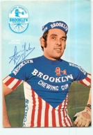 Julien STEVENS , Autographe Manuscrit, Dédicace . 2 Scans. Cyclisme. Brooklyn - Ciclismo