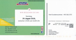 BRD / Bund Mörlenbach Dialogpost DV 08.20 0,28 Euro 2020 Bofrost Gefrierprodukte Eis Schweinefilet Asia-Pfanne - Lettres & Documents