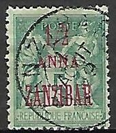 ZANZIBAR     -     1896 .  Y&T N° 17 Oblitéré. - Used Stamps