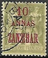 ZANZIBAR     -     1896 .  Y&T N° 29 Oblitéré - Oblitérés