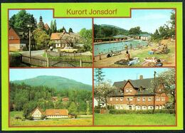 D9371 - Johnsdorf Freibad Schwimmbad Jugendherberge Hilde Coppi FDGB Haus Immergrün  - Bild Und Heimat Reichenbach - Jonsdorf