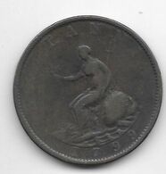*great Britain 1/2 Penny   1799  Km 647    Fr+ - B. 1/2 Penny
