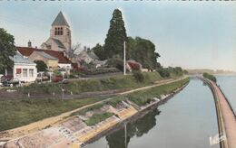 45 - ST JEAN DE BRAYE - LOIRET - LE CANAL ET L'EGLISE - VOIR SCANS - Andere & Zonder Classificatie