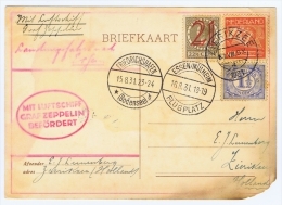 1931 Graf Zeppelin Flight Zierikzee - Friedrichshafen To Zierikzee BPP Certificate Henk Vleeming, Sieger 121D - Luftpost