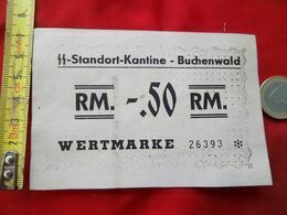 Buchenwald-ticket De Cantine SS - 1939-45