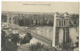 CPA, D.01, Niévroz, Près De Montluel ,Le Pont Sur Le Rhône - Other Municipalities