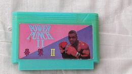 Family Game Power Punch II Jeu Cartridge Vintage #16 - Autres & Non Classés