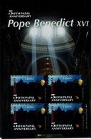 TANZANIA  2010 5 ANNIVERSARY POPE BENEDICT XVI MINI SHEET MNH VF!! - Théologiens