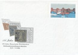 BRD / Bund DP Ganzsachenumschlag 1999 150 Jahre Briefmarken Bayern Landtag Bayern Briefmarkenausstellung München - Private Covers - Mint