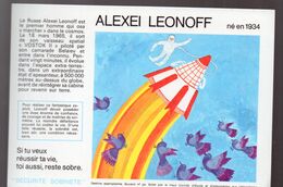 (aviation -espace) Buvard Du Comité Antialcoolique:n°29: ALEXEI LEONOFF (M0642) - Transports