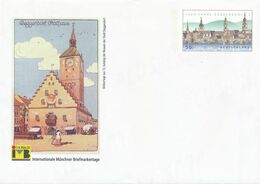 BRD / Bund DP Ganzsachenumschlag 2002 Gemälde Rathaus 1000 Jahre Deggendorf Briefmarkentage München - Private Covers - Mint