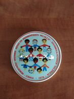 1978 Hollohaza 1831 HUNGARY Porcelain Coaster SOVIET ERA International Children's Education And Arts ZÀNKA - Hollóházá (HUN)