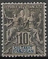 Sultanat  D' ANJOUAN     -   1892 .  Y&T N° 5 * .   Type Groupe. - Unused Stamps