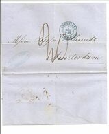 Bruxelles 7.10.1856 Vers Amsterdam - Unclassified