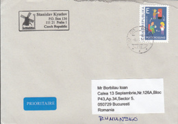 89741- LETTER, MAILBOX, STAMPS ON COVER, 2019, CZECH REPUBLIC - Lettres & Documents