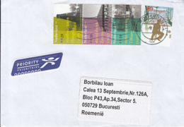 89761- INDUSTRIAL HERITAGE, BUILDINGS, DECEMBER, STAMPS ON COVER, 2019, NETHERLANDS - Briefe U. Dokumente