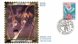 🎪 " 1er FESTIVAL DU CIRQUE DE MONTE-CARLO : TRAPEZISTE " Sur Env. 1er Jour De 1974 De MONACO. N° 979  FDC - Cirque