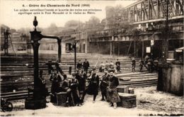 CPA PARIS 10e - Gréve Des Cheminots Du Nord (82495) - Grèves