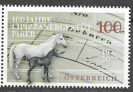 AUSTRIA, 2020, MNH, HORSES, LIPIZZANERGESTÜT,1v - Caballos
