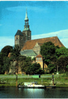 Allemagne -Tangermünde Stephanskirche Blick Von Der Elbe - Tangermünde