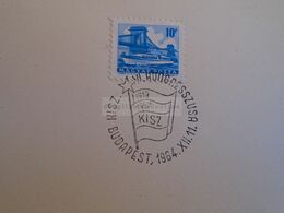 D173265  Hungary Special Postmark Sonderstempel - KISZ Kongresszus Budapest  1964 - Postmark Collection