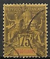 DIEGO - SUAREZ   -   1893 .  Y&T N° 49 Oblitéré.  Type Groupe - Used Stamps