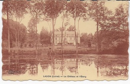 Ladon - Le Château Et L'étang - Carte Dentelée Très Jolie D'aspect - Jargeau