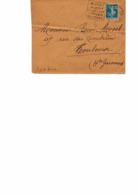 LETTRE OBLITERATION DAGUIN '  ROYAT-GUERIT LE COEUR ET L'ARTERIO SCLEROSE -PUY DE DOME -ANNEE 1924 - Oblitérations Mécaniques (Autres)