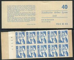 SWEDEN 1961 SAS Airline Booklet MNH / **.  Michel 467 MH - 1951-80