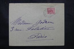 GUYANE - Enveloppe De Cayenne Pour Paris En 1911, Affranchissement Fourmilier - L 68939 - Covers & Documents