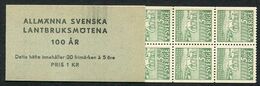 SWEDEN 1946 Agricultural Congress Centenary Booklet MNH / **.  Michel 321 MH - 1904-50