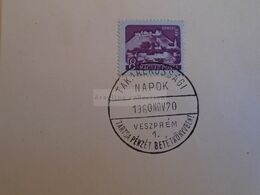 D173278   Hungary Special Postmark  Sonderstempel -Savings Days  Veszprém  1960 - Marcophilie