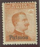 ITALIA COLONIE EGEO PATMO SASS. 9 NUOVO - Egée (Patmo)