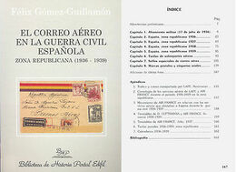 EL CORREO AEREO GUERRA CIVIL ESPAÑOLA ZONA REPUBLICANA  1936 - 1939   GUILLAMON - Andere & Zonder Classificatie