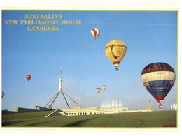 (K 11) Australia - ACT - Canberra (new) Parliament House (LCT016C) With Hot Air Balloon - Canberra (ACT)