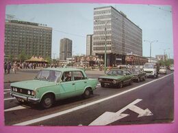 Poland: KATOWICE - Srodmiescie - Downtown, Polski Fiat, Hotel Silesia - Posted 1978 - Pologne