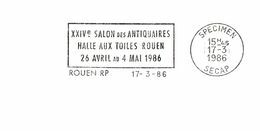 Département De La Seine Maritime - Rouen - Flamme Secap SPECIMEN - Mechanical Postmarks (Advertisement)