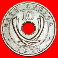 · GREAT BRITAIN: EAST AFRICA ★ 10 CENTS 1952H UNCOMMON! George VI (1937-1952) LOW START★ NO RESERVE! - Britse Kolonie