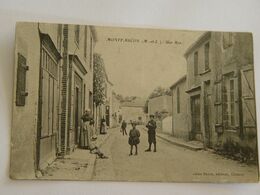 MAINE ET LOIRE-MONTFAUCON-UNE RUE ED JULES DENIS - Montfaucon