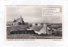 CPSM.  14 X 9  -  THE HOTEL AND LAST HOUSE, JOHN O'GROATS - Caithness