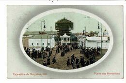 CPA-Carte Postale-Belgique-Bruxelles-Exposition De 1910-Plaine Des Attractions  VM20552 - Expositions Universelles