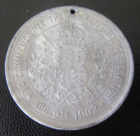 Médaille / Medal 1902 - King Edward VII / Queen Alexandra - Commemoration  Of Their Majesties' Coronation - Monarquía/ Nobleza