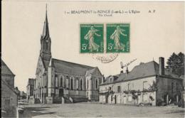 D37 - BEAUMONT LA RONCE - L'EGLISE - THE CHURCH - Beaumont-la-Ronce