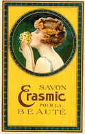 Savon ERASMIC Pour La Beauté ! * CPA Publicitaire Ancienne * Illustrateur * Cachet Représentant à Condé Sur Noireau - Advertising