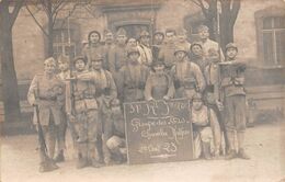 93 - LES LILAS - Militaires Du 31e Régiment D'Infanterie (P.E.C) Groupe Des As Chambre Kalfon  2e Cont...23 Carte Photo - Les Lilas