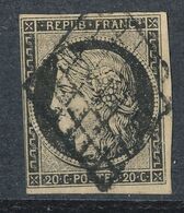 N°3 GRILLE 1849 - 1849-1850 Cérès