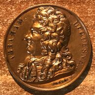 Médaille Bronze Abraham Duquesne 1826 Domard P, Très Bel Exemplaire. Coup à 8 Heures (prix Fixe, Recommandé Inclus) - Adel